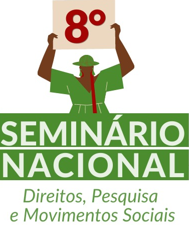 Certificados de participação no 8º Seminário Nacional “Direitos, Pesquisa e Movimentos Sociais”